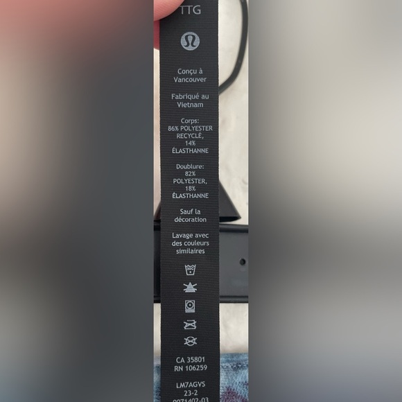 Lululemon Men's Pace Breaker Short Flicker Pace Utility Blue Multi; size XXL - Picture 7 of 8